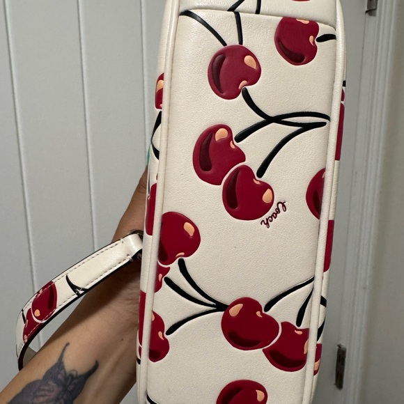 Coach Cherry Terry Shoulder Bag - Picture 8 of 11